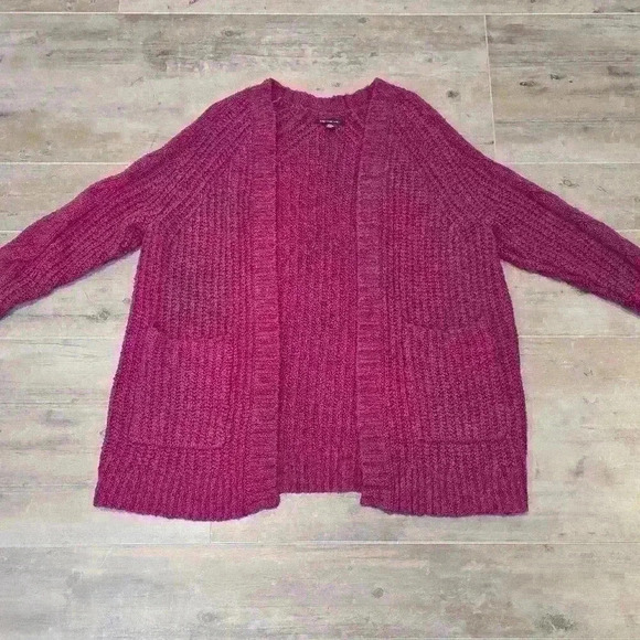 American Eagle Outfitters Women Open Cable Knit Sweater - Picture 2 of 7